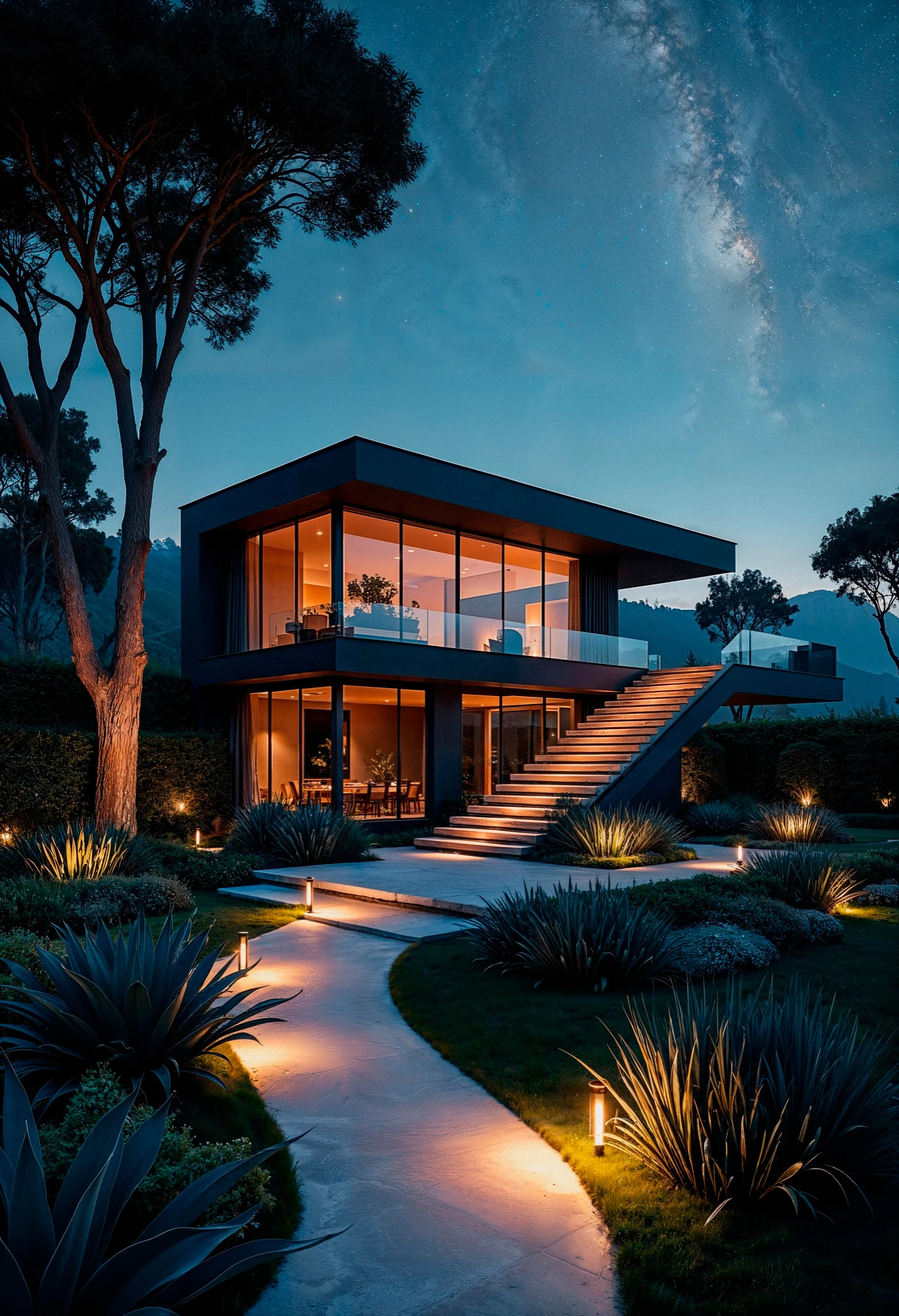 sistema minimalista nocturno